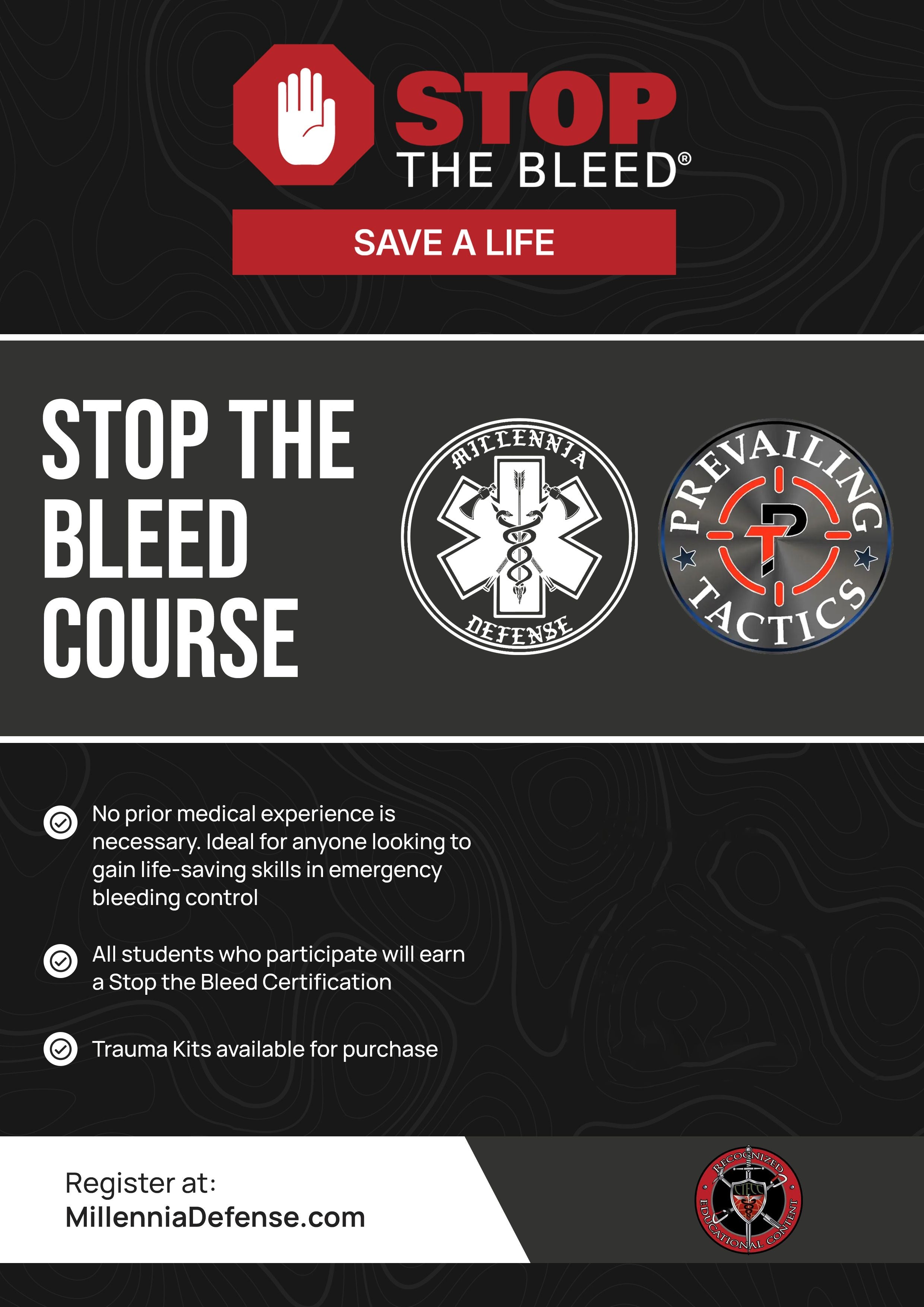 Millennia Defense Stop the Bleed Training